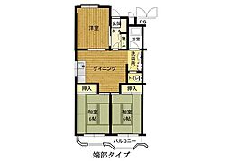 播磨城の宮　1号棟 4階/-