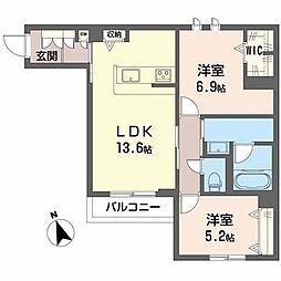 シャーメゾン 木の実 2階