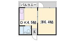 ヒルハイツ　A棟 1階/-