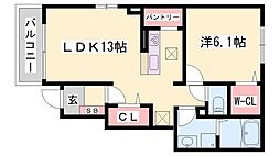 ミルフィーユB 1階/-