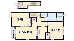 ラッフィナートフィオーレ 2LDKの間取図画像