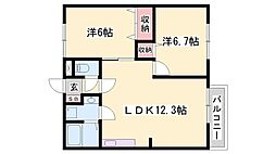 シャルマンホームB 1階/-