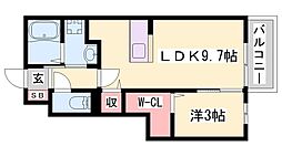 クレセント 1階/-