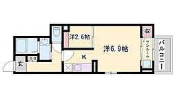 フィオーレ西庄A 1階/-
