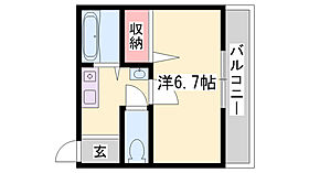 兵庫県姫路市飾磨区細江（賃貸マンション1K・4階・20.00㎡） その2