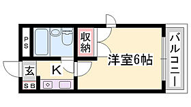 兵庫県姫路市北八代2丁目（賃貸マンション1K・3階・20.00㎡） その2