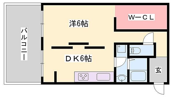 兵庫県姫路市土山5丁目(賃貸マンション1DK・4階・47.80㎡)の写真 その2