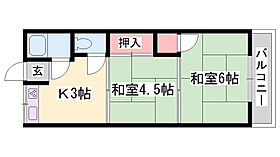 兵庫県姫路市野里堀留町（賃貸アパート2K・1階・34.92㎡） その2