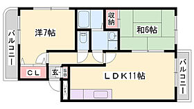 兵庫県姫路市五軒邸4丁目（賃貸マンション2LDK・4階・54.09㎡） その2