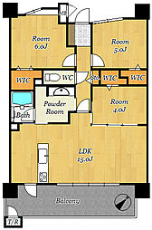 間取図画像 3LDK