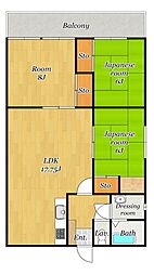 間取図画像 3LDK