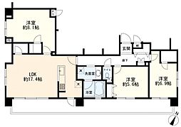 間取図画像 3LDK