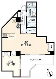 ニュー菊名ハイツ 1LDKの間取図画像