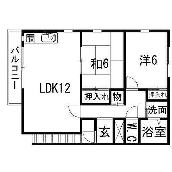 静岡県浜松市中央区富塚町(賃貸アパート2LDK・2階・55.19㎡)の写真 その2