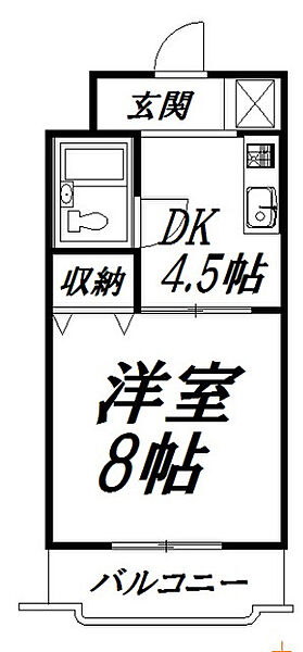 静岡県浜松市中央区広沢3丁目(賃貸マンション1K・4階・24.09㎡)の写真 その2