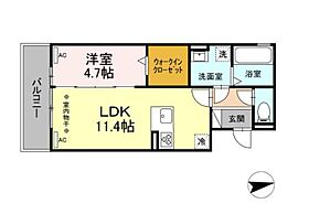 静岡県浜松市中央区名塚町（賃貸アパート1LDK・3階・41.52㎡） その2