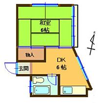 静岡県浜松市中央区東伊場1丁目（賃貸アパート1DK・3階・22.35㎡） その2