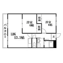 静岡県浜松市中央区東若林町（賃貸マンション2LDK・1階・56.10㎡） その2