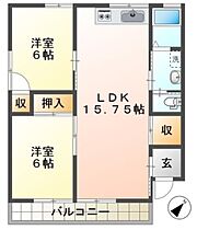 静岡県浜松市中央区佐鳴台1丁目（賃貸アパート2LDK・2階・56.00㎡） その2