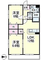 静岡県浜松市中央区細島町（賃貸マンション2LDK・3階・53.58㎡） その2