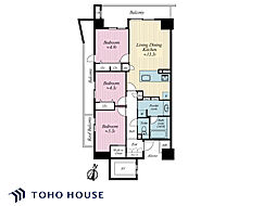 間取図画像 3LDK