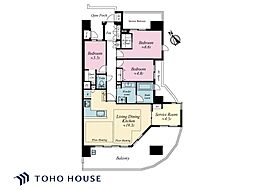 間取図画像 3SLDK