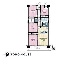 ファミール第二西船橋 4LDKの間取り
