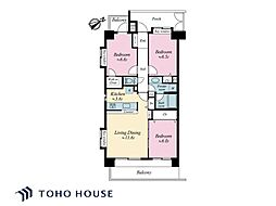 間取図画像 3LDK