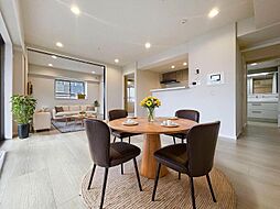 クレアシティ両国北斎通り 3LDKのリビング/ダイニング