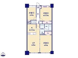 間取図画像 3LDK