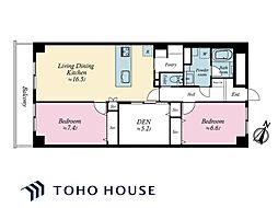 間取図画像 2SLDK