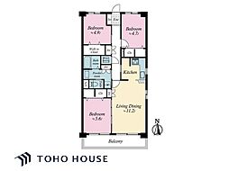 ファミリータウン東陽I棟 3LDKの間取図画像