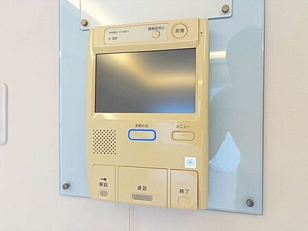 「TVモニター付きインターホン」
