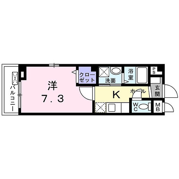 ハピネス福島 301｜大阪府大阪市福島区鷺洲5丁目(賃貸マンション1K・3階・26.16㎡)の写真 その2