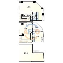 坂東ビル  ｜ 大阪府大阪市西区土佐堀2丁目（賃貸アパート2LDK・4階・106.52㎡） その2