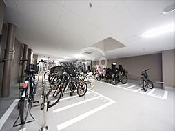 プレミストタワー大阪新町ローレルコート　駐輪場