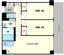 レジディア西天満 606 ｜ 大阪府大阪市北区西天満3丁目3-21（賃貸マンション2LDK・6階・58.65㎡） その2