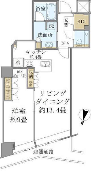 Brillia Tower堂島 ｜大阪府大阪市北区堂島2丁目(賃貸マンション1LDK・45階・63.91㎡)の写真 その2