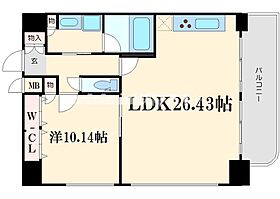 プレジオ鎗屋町 1501 ｜ 大阪府大阪市中央区鎗屋町1丁目2-12（賃貸マンション1LDK・15階・84.07㎡） その2