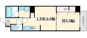 CIFI大阪天満 1002 ｜ 大阪府大阪市北区天満1丁目8-11（賃貸マンション1LDK・10階・33.25㎡） その2