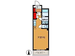 ラ・リベルタ ワンルームの間取図画像