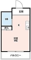 ロイヤル城南 105 ｜ 愛知県岡崎市城南町2丁目2-8（賃貸アパート1R・1階・19.97㎡） その2