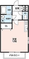 Ｆｒａｃｈｅｕｒ・Ｃｈａｕｄ 102 ｜ 愛知県岡崎市明大寺町字衣下道106-2（賃貸アパート1R・1階・31.67㎡） その2