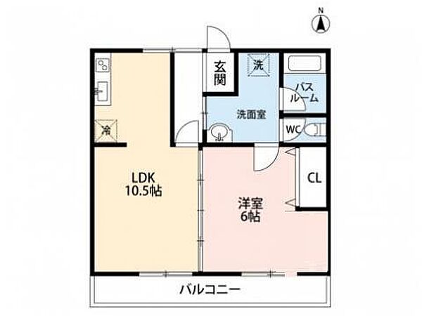 愛知県岡崎市大平町字砂原(賃貸マンション1LDK・2階・39.60㎡)の写真 その3