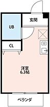 コンフォール野添 Ｂ－10 ｜ 愛知県岡崎市北本郷町字野添16-1（賃貸アパート1R・2階・16.92㎡） その2