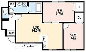 リーブル和 102 ｜ 愛知県岡崎市大平町字瓦屋前23-1（賃貸アパート2LDK・1階・61.05㎡） その2