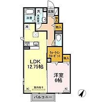 ヴェルデ本宿 102 ｜ 愛知県岡崎市本宿町字下トコサフ1-15（賃貸アパート1LDK・1階・49.44㎡） その2