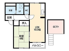 ジュネス光　Ｃ棟 202 ｜ 愛知県岡崎市宮地町字郷東28（賃貸アパート1LDK・2階・42.13㎡） その2