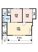 愛 F-1 ｜ 愛知県岡崎市稲熊町字7丁目40（賃貸アパート2LDK・1階・61.06㎡） その2