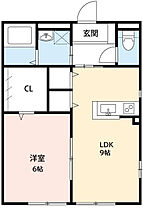 愛知県額田郡幸田町大字相見字北鷲田62（賃貸アパート1LDK・2階・42.75㎡） その2